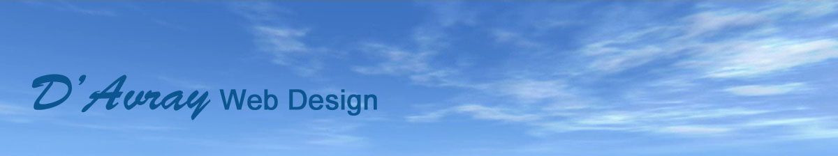 D'Avray Web Design banner